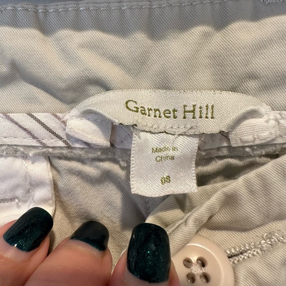 Garnet Hill Classic Cotton Khaki Chino Pants Size 8 - Picture 9 of 9